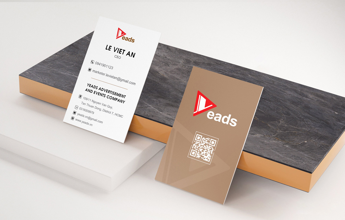 Yeads 2 yeads name card mokup
