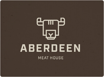 ABERDEEN Logo Design With Geometric Style Trend in 2021