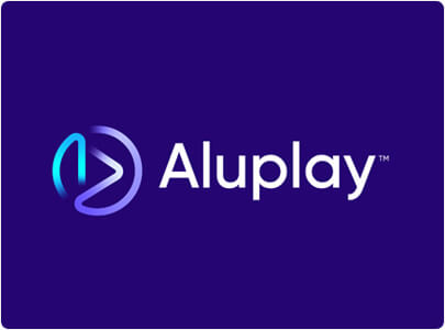 Aluplay Logo Design With Modern Gradient Colors in 2021