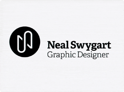 Neal Swygart Modern Logo Design with Distortion and Glitch Trend in 2021