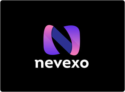 Nevexo Logo Trends 2021 example with modern gradient colors