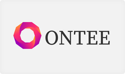 Ontee Logo Design with 3D style Trend in 2021