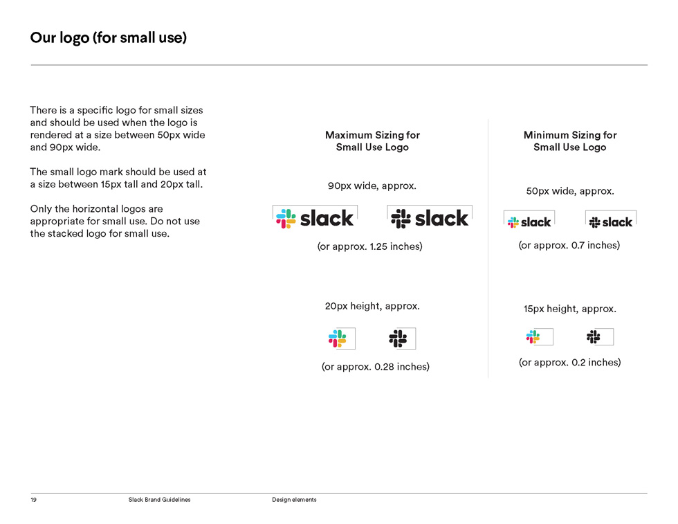 Slack Brand Guidelines Page 19
