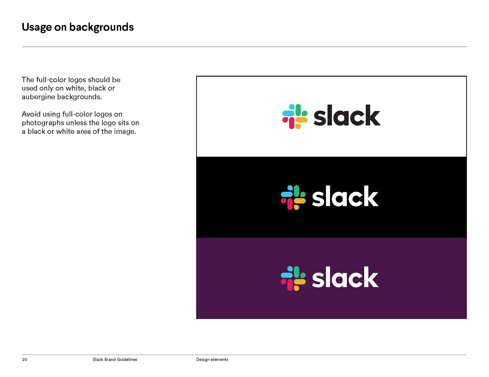 Slack Brand Guidelines Page 20