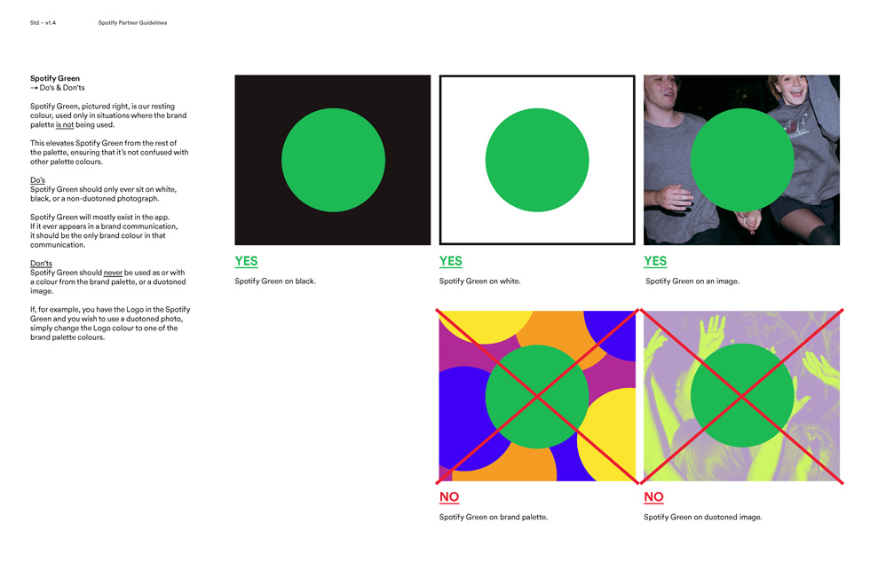 spotify logo color guidelines Page 16