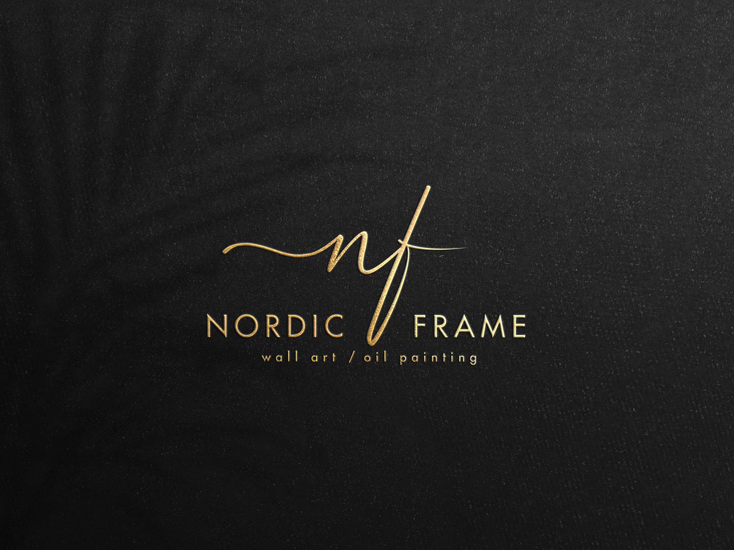 Nordic Frame 3 Nordic Frame logo mockup 1