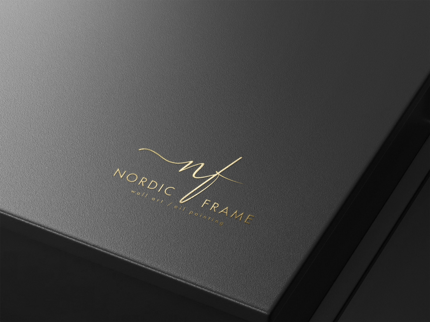 Nordic Frame 4 Nordic Frame logo mockup 2