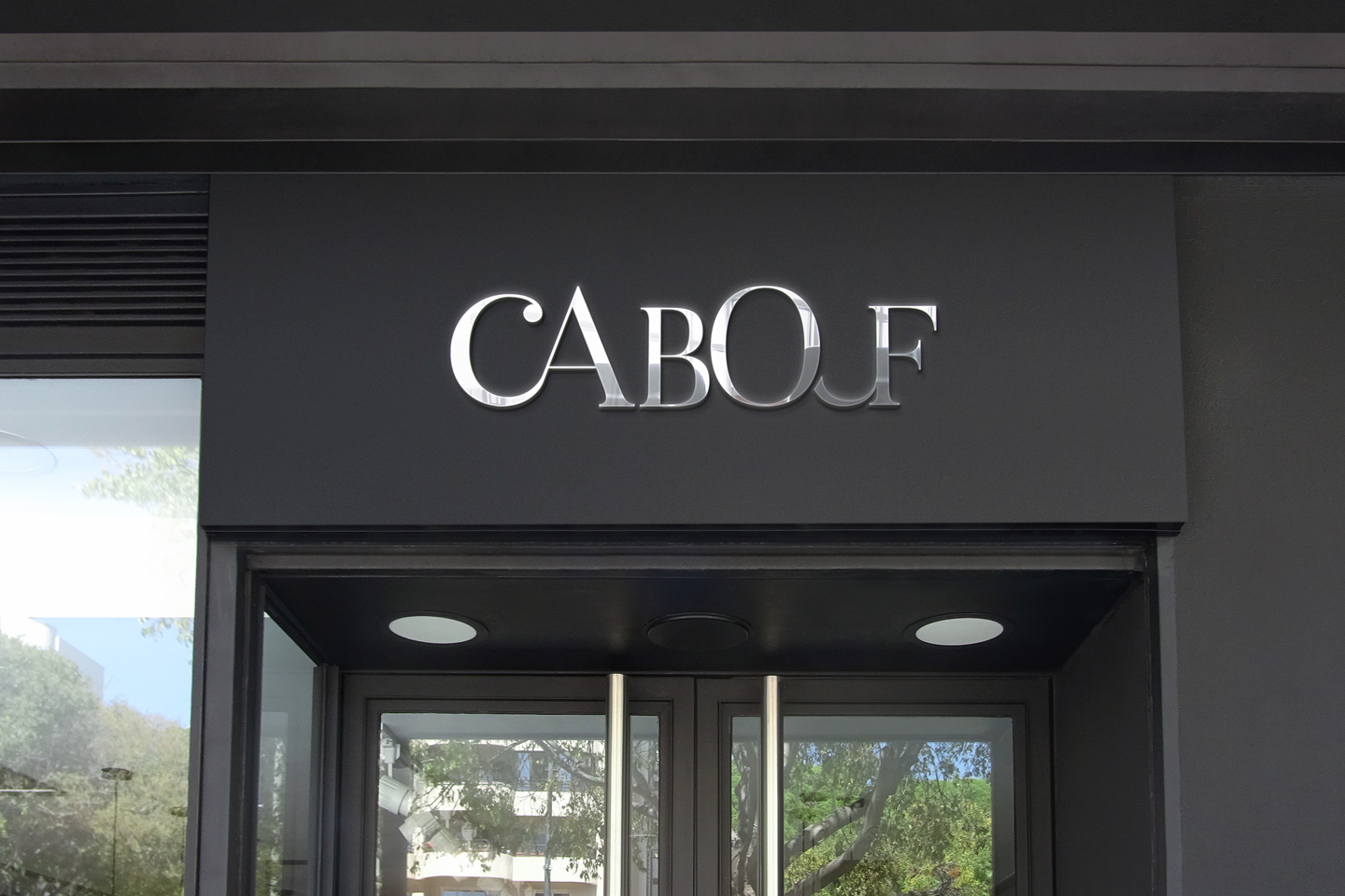 Cabouf 3 cabouf logo mockup
