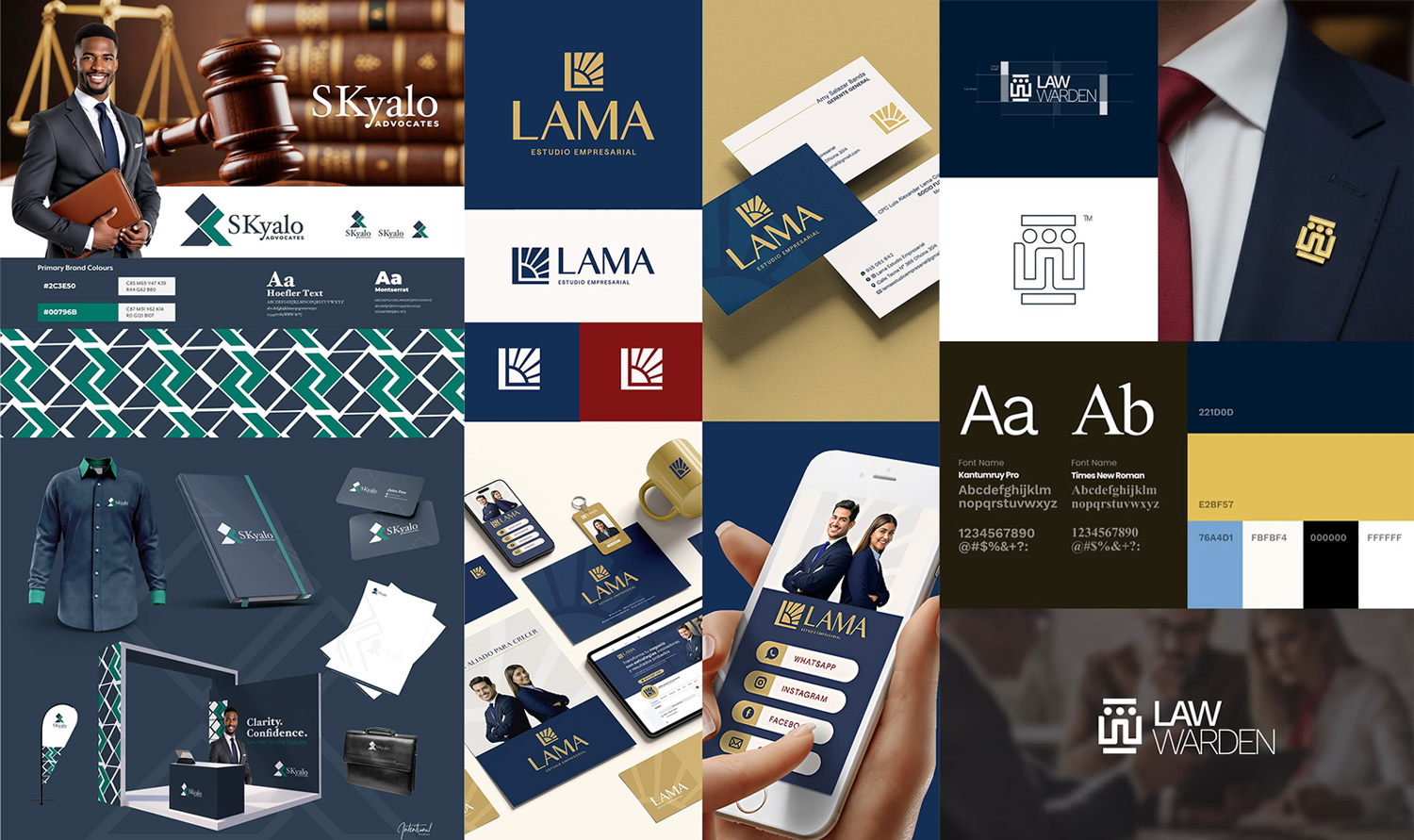 Thiết kế logo công ty luật và Top 10+ mẫu thiết kế logo đẹp ngành luật 3 legal brand identity 1 1