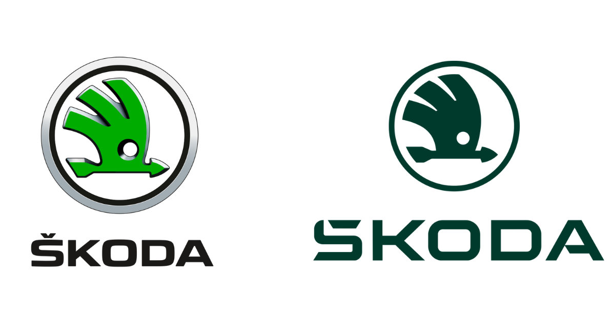 Skoda logo redesign 2022