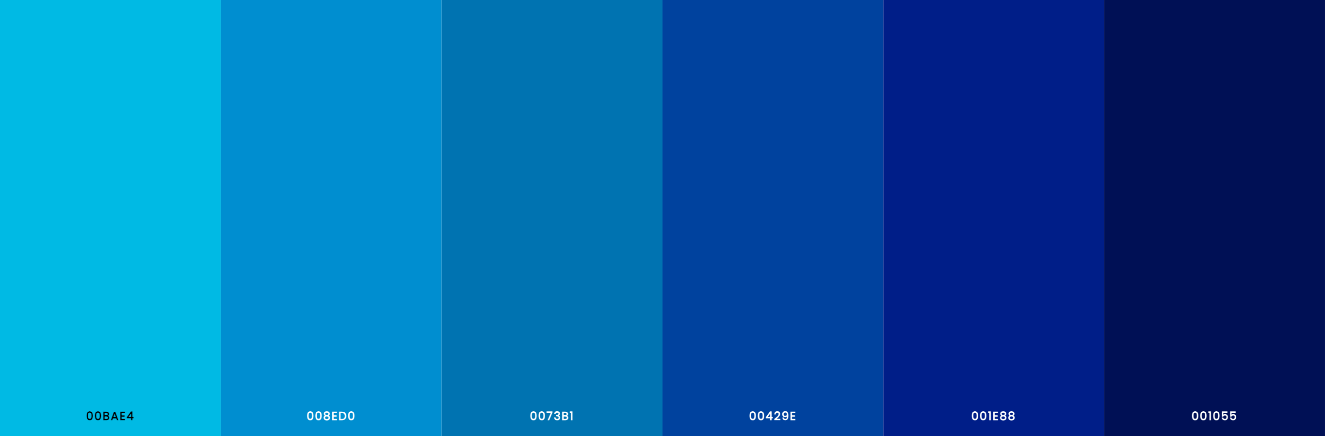 light to dark blue gradient by schemecolor