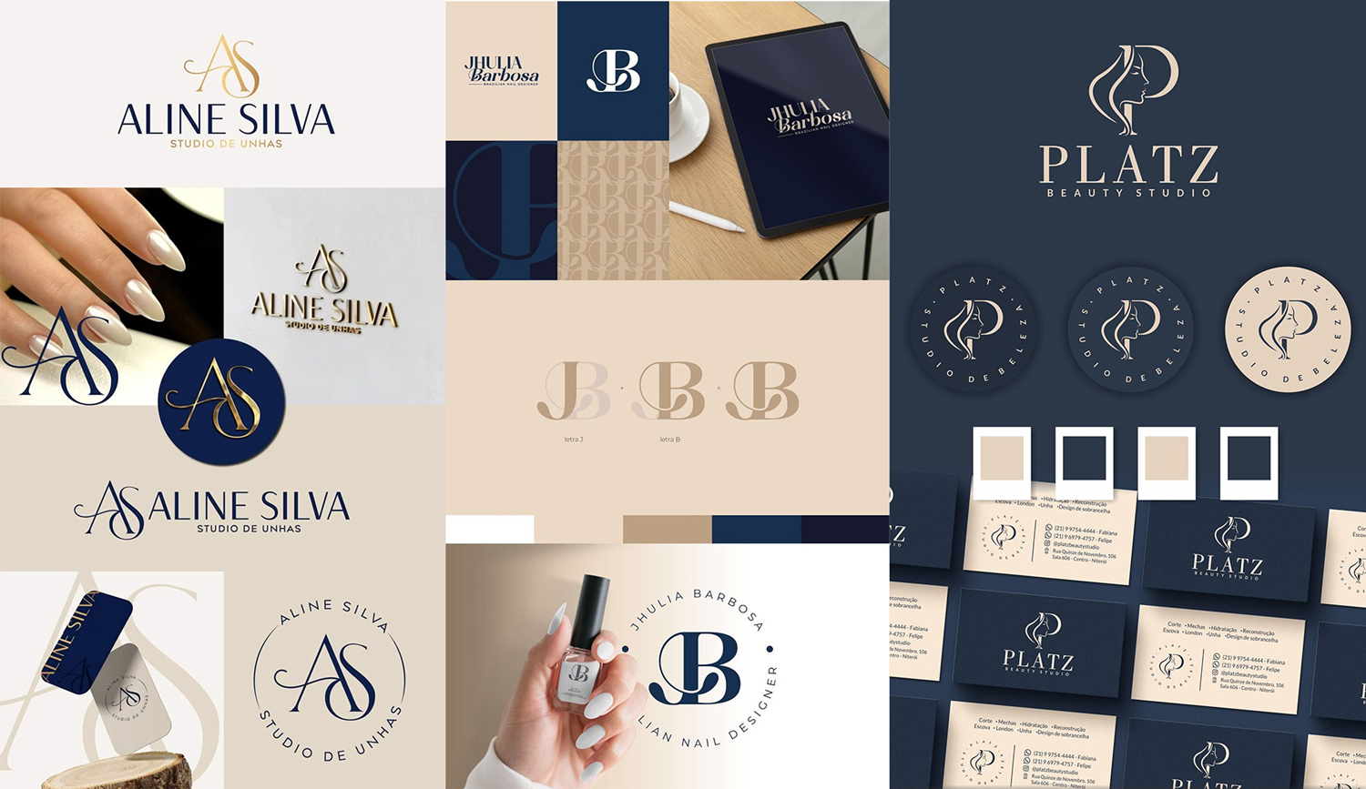 nail salon brand identity 1 3