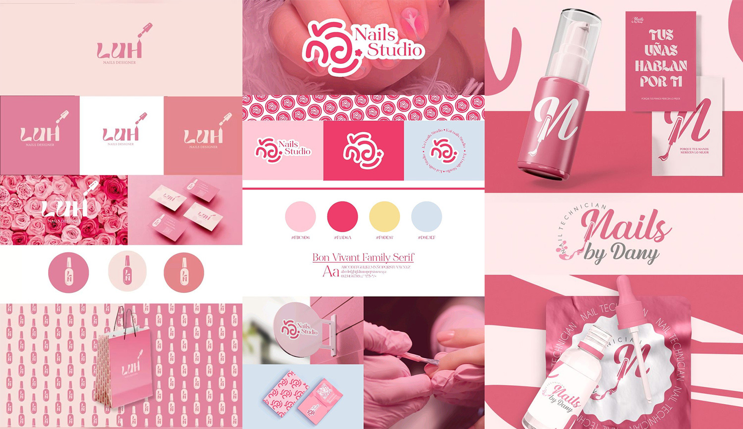nail salon brand identity 1 4