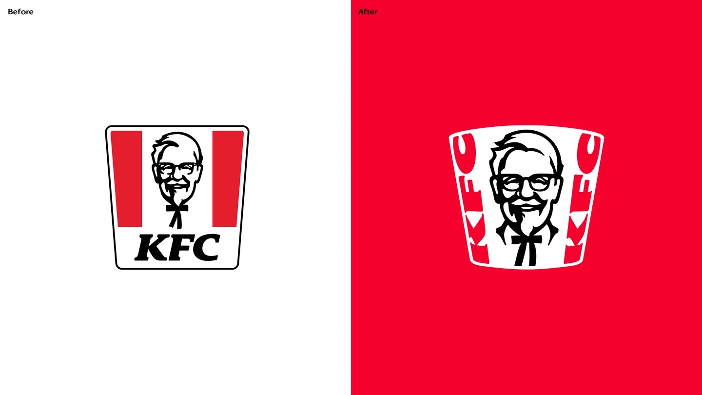 Rebranding là gì? Khi nào doanh nghiệp cần tái định vị thương hiệu? 5 kfc logo